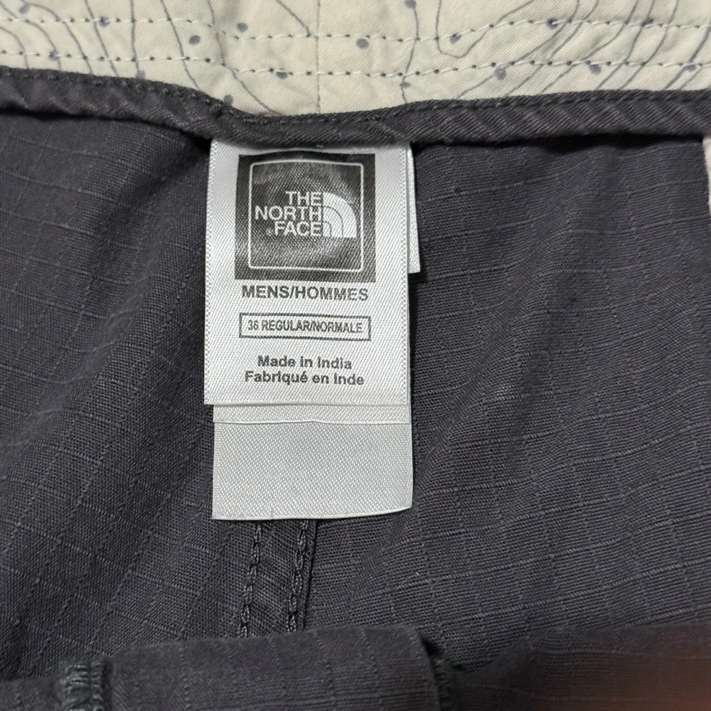 The North Face Mens Shorts 36 Gray Cargo Hiking Ripstop Lightweight